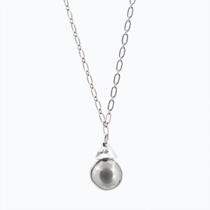 Collana Campana Versatile linea Bold argento — Sfera in metallo